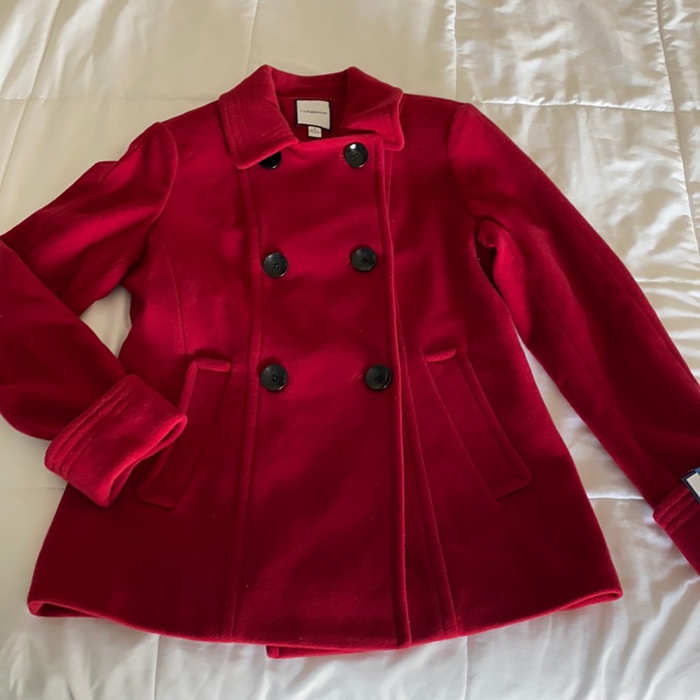 Ladies red coat
